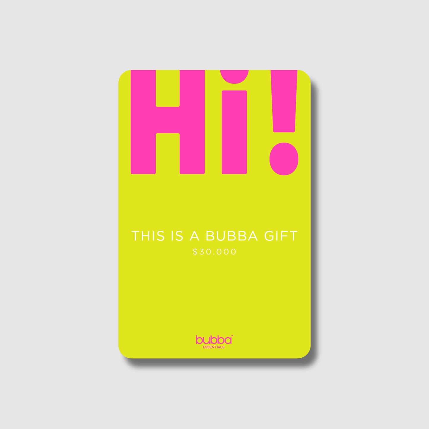 GIFT CARD